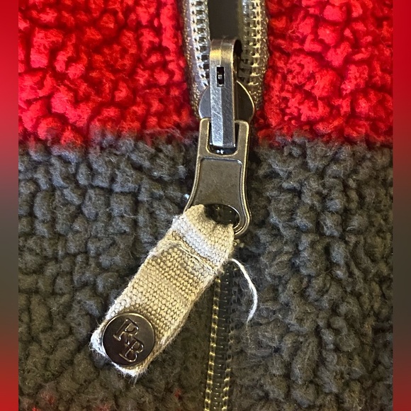 Rugged Bear fleece lined reversible red and gray windbreaker jacket coat size 6 - Picture 5 of 10